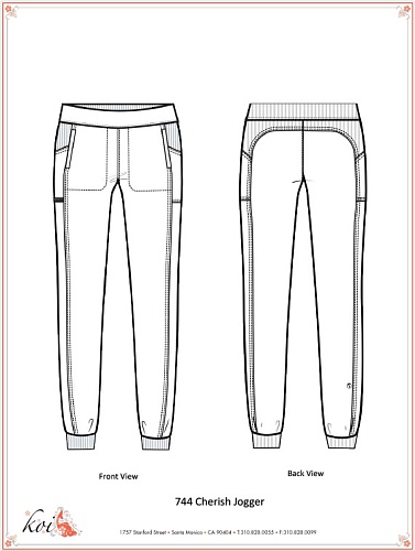 																	Женские медицинские брюки KOI 744T																