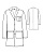 																	Мужской медицинский халат Barco Uniforms 0914																