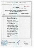 Сертификат соответствия (медицинские шапочки). Приложение 76113