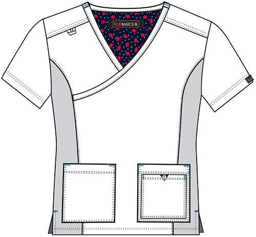 																	Женский медицинский топ KOI 374 США																