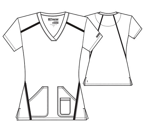 																	Женский медицинский топ Barco Uniforms 7188 США																