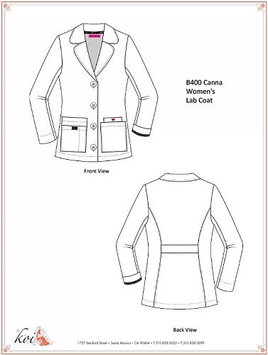 																	Женский медицинский халат KOI B402																