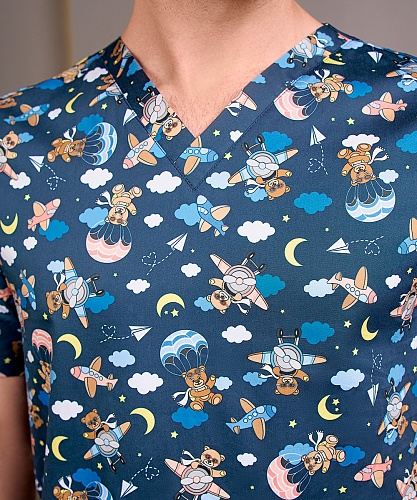 																	Медицинский топ унисекс ENIGMA 1223019																