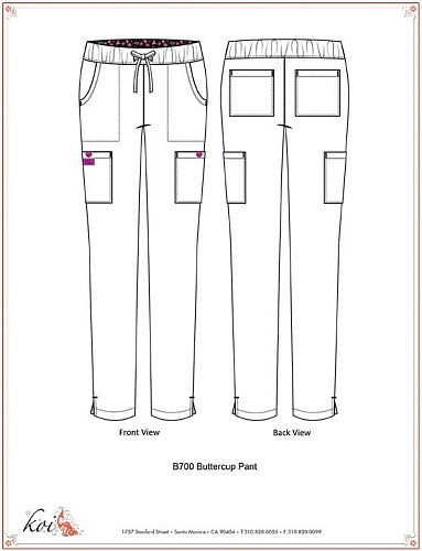 																	Женские медицинские брюки KOI B700R																
