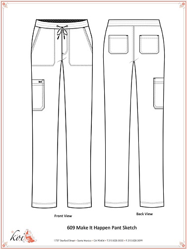 																	Мужские медицинские брюки KOI 609R																