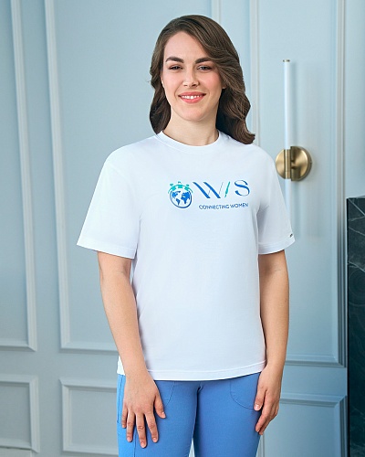																	Женская медицинская футболка Women in surgery ENIGMA 624006																