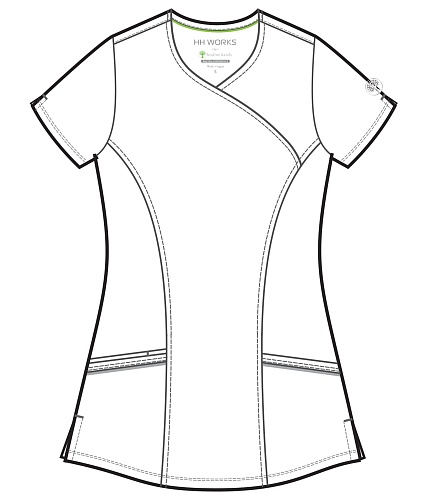 																	Женский медицинский топ Healing Hands 2525 США																