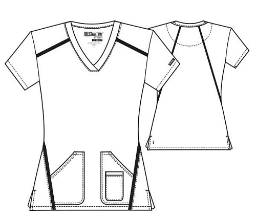 																	Женский медицинский топ Barco Uniforms 7188 США																