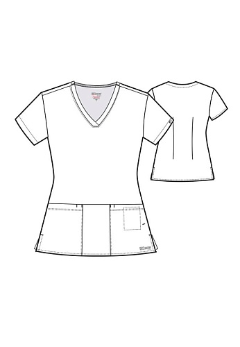 																	Женский медицинский топ Grey's Anatomy 2115																