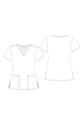 																	Женский медицинский топ Barco Uniforms BE001 США																