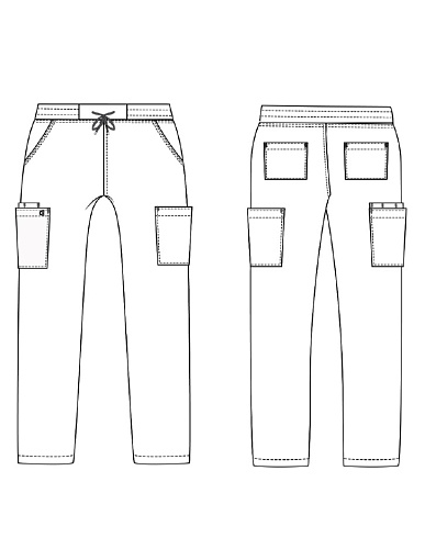 																	Мужские медицинские брюки KOI C601R																