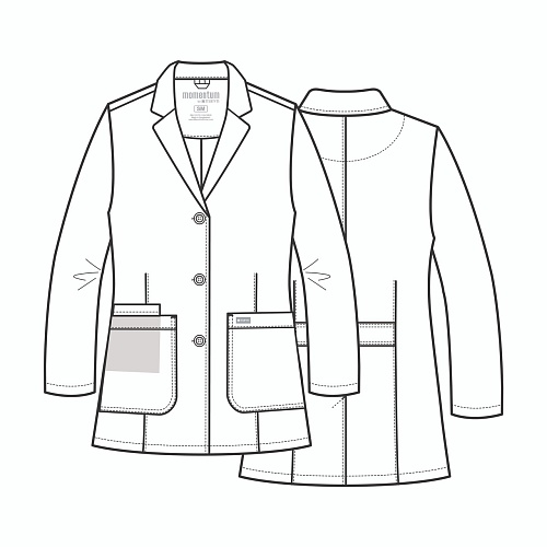 																	Женский медицинский халат MAEVN 5073																