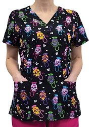 																	Женский медицинский топ MAEVN 9810 США																