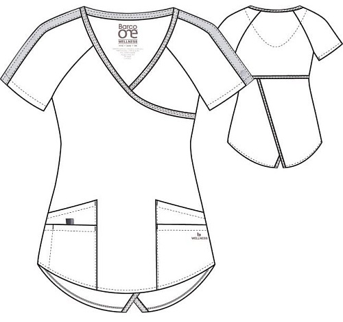 																	Женский медицинский топ Barco Uniforms BWT008																