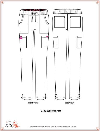 																	Женские медицинские брюки KOI B700R																
