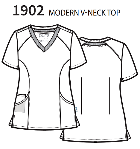 																	Женский медицинский топ MAEVN 1902 США																