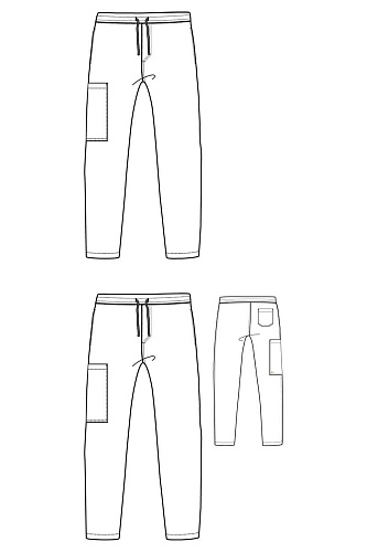 																	Мужские медицинские брюки Barco Uniforms MOP016																