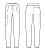 																	Женские медицинские брюки Barco Uniforms BUP606																