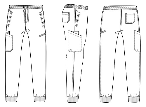 																	Мужские медицинские брюки Barco Uniforms BUP602																